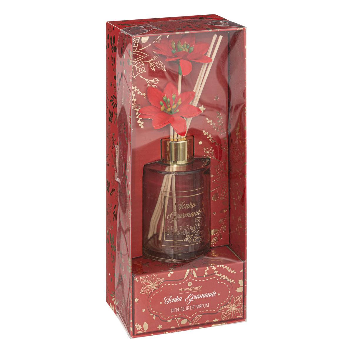 Diffuseur Poinsettia Rouge 100ml - Feeric Lights & Christmas