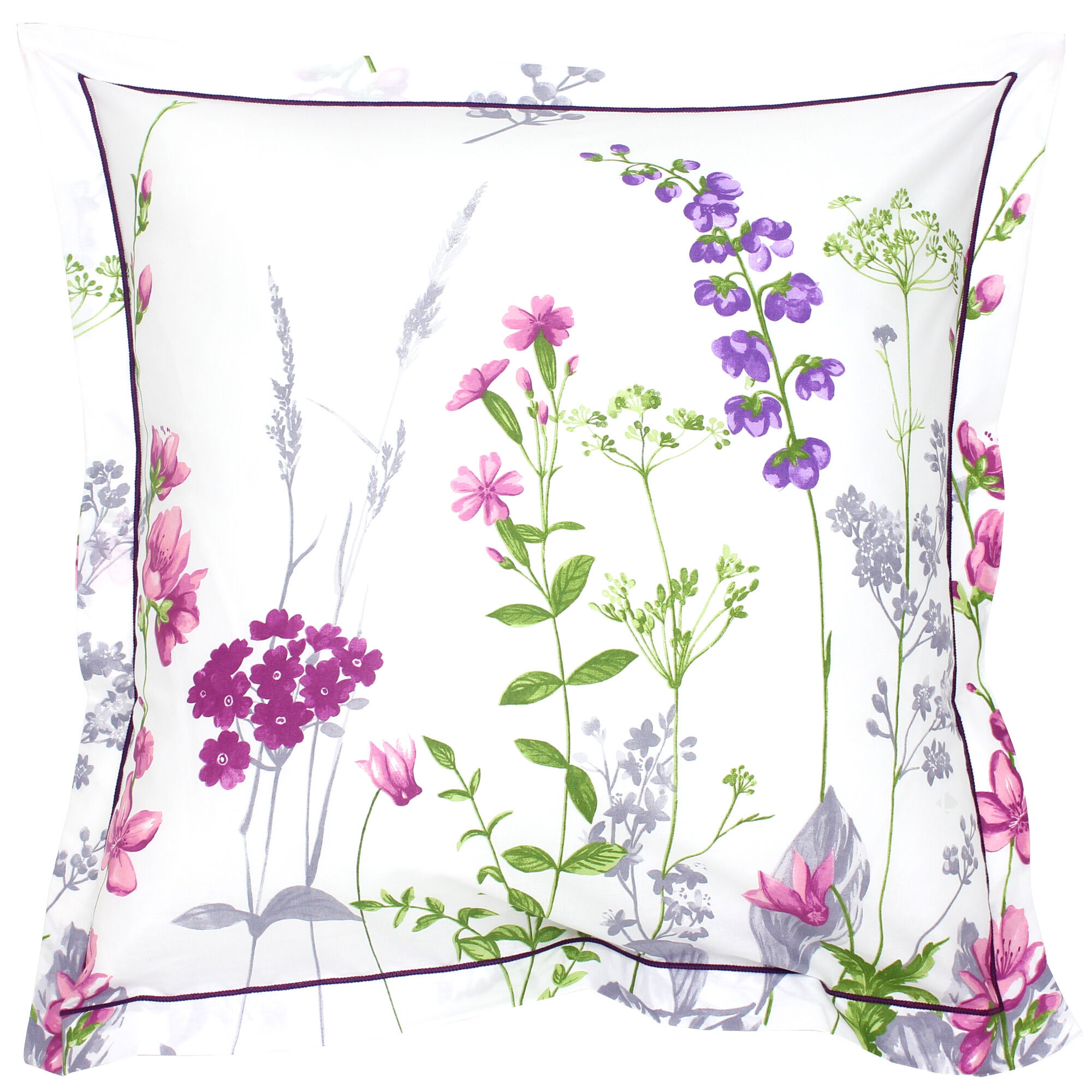 Taie D'oreiller 65x65 Cm Coton Pretty Blanc