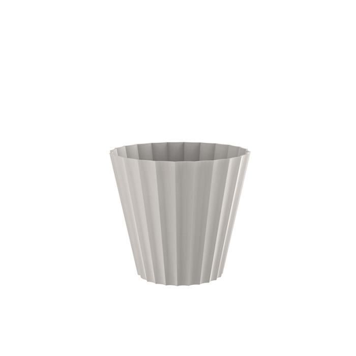 Plastiken Pot Doric Maceta - Ø18 X 16 Cm - Blanc