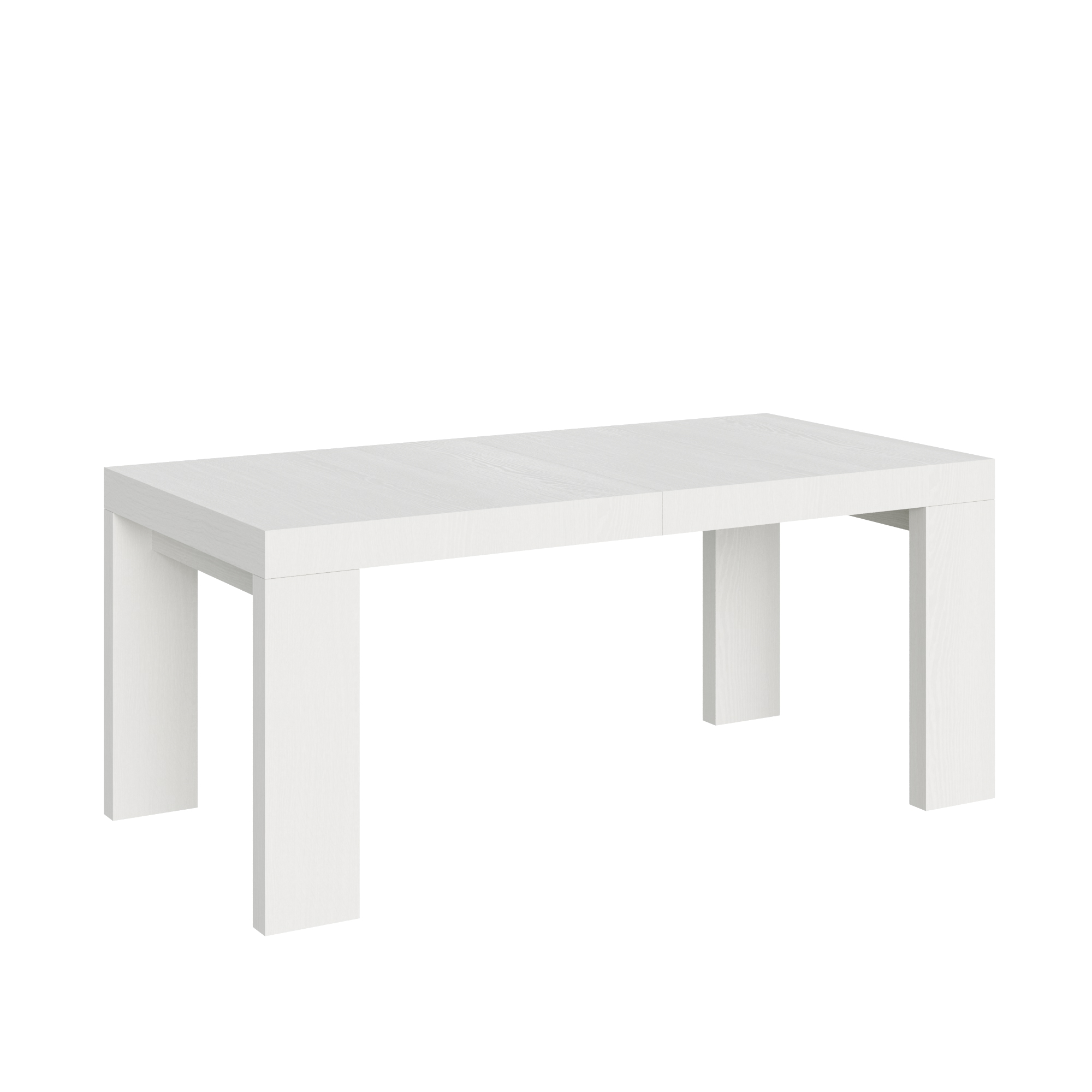 Table Extensible Roxell 200/304x90 Cm Frêne Blanc