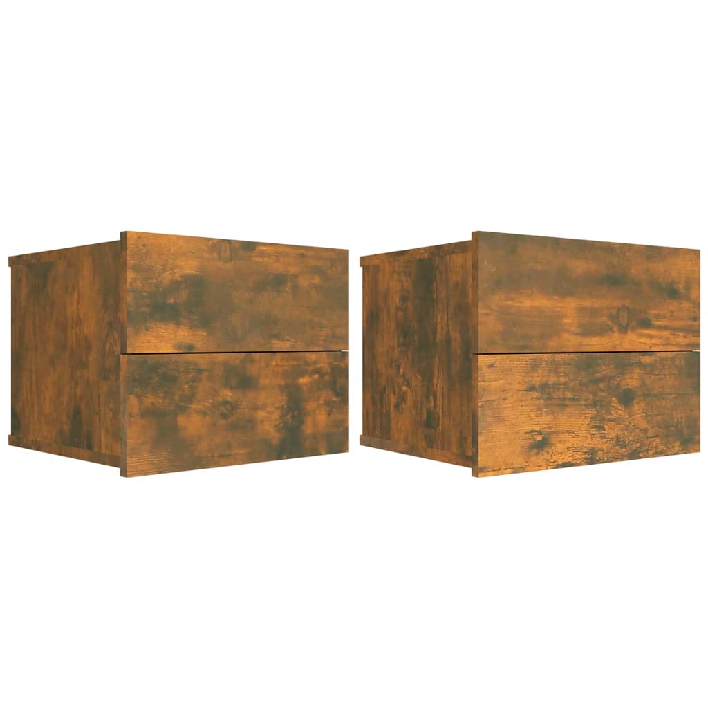 Lot De 2 Tables De Chevet Avec Tiroirs 40 X 30 X 30 Cm Dec035071