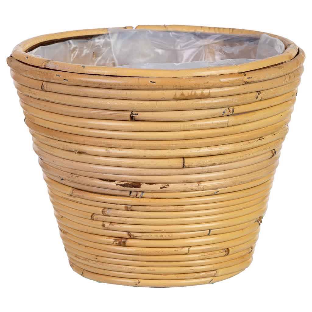 Panier Rond En Bambou 25x25x19h Cm