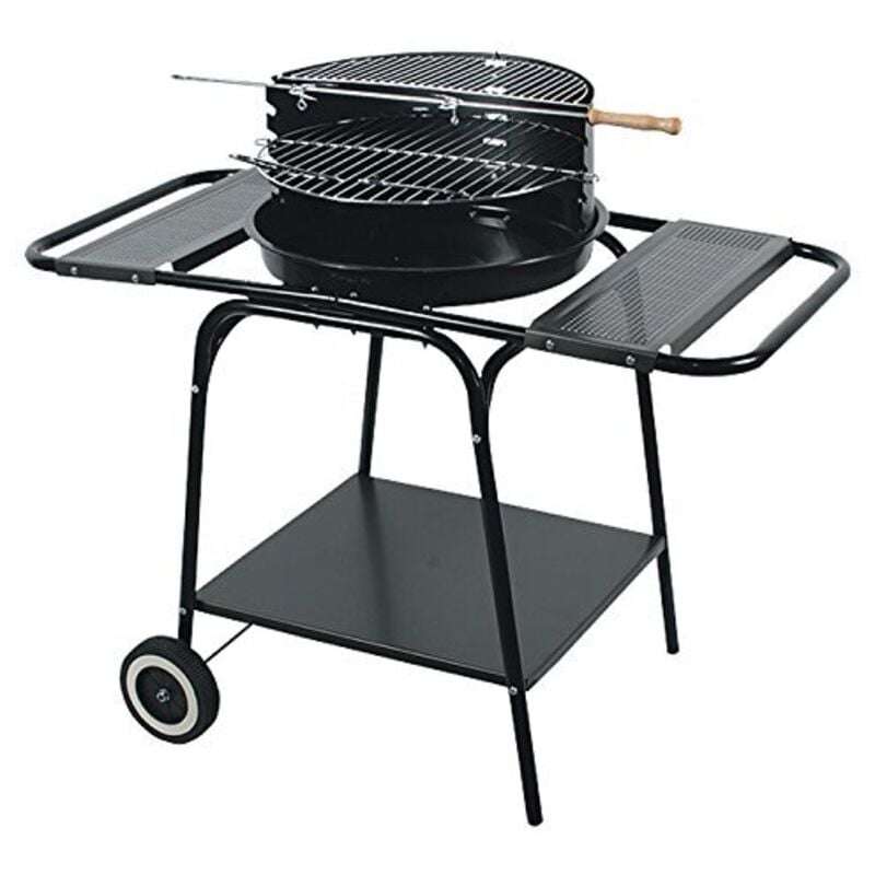 Barbecue Charbon Horizontal Master Acier Gris 84 X 46 X 84 Cm