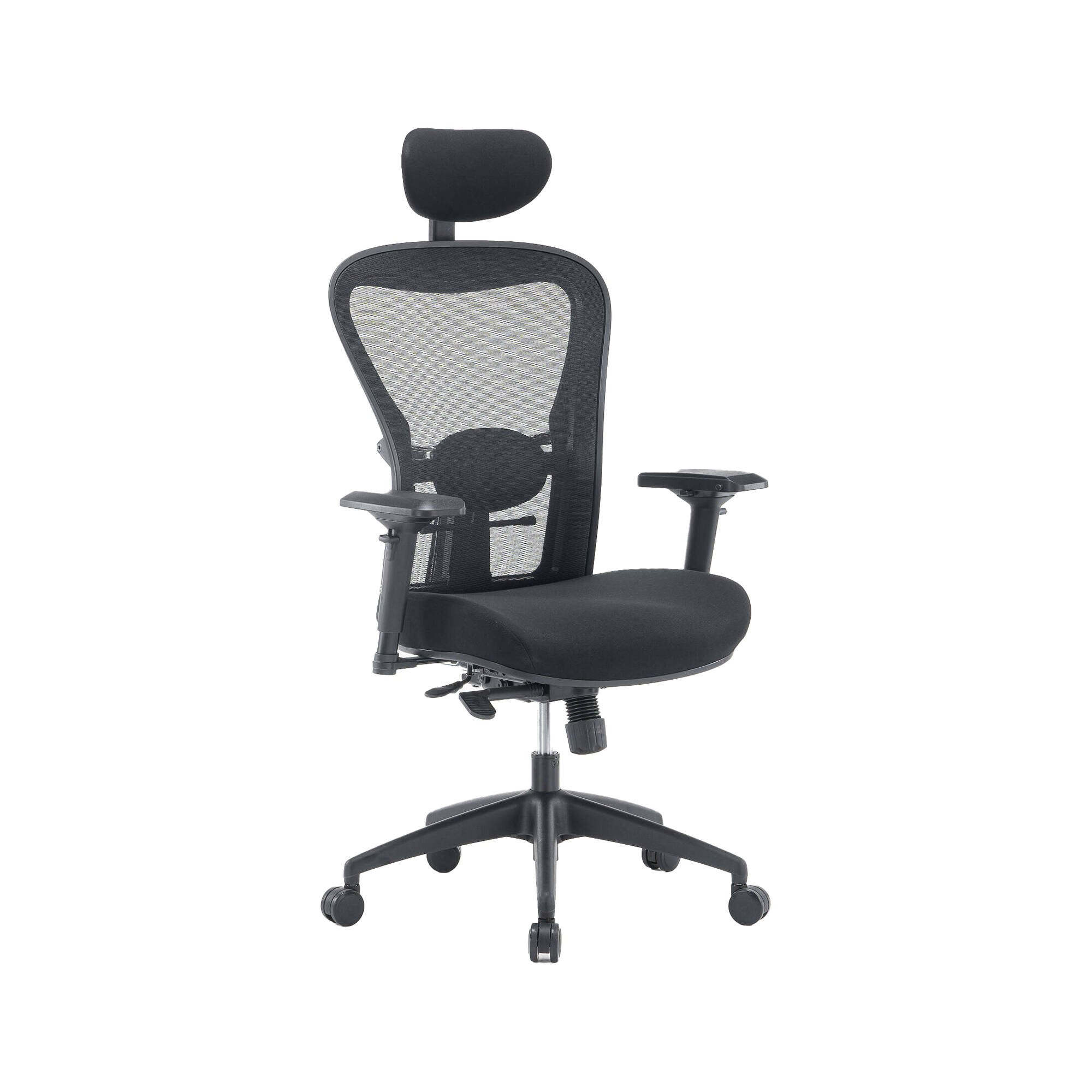 Chaise De Bureau,noir,66x68h132 Cm