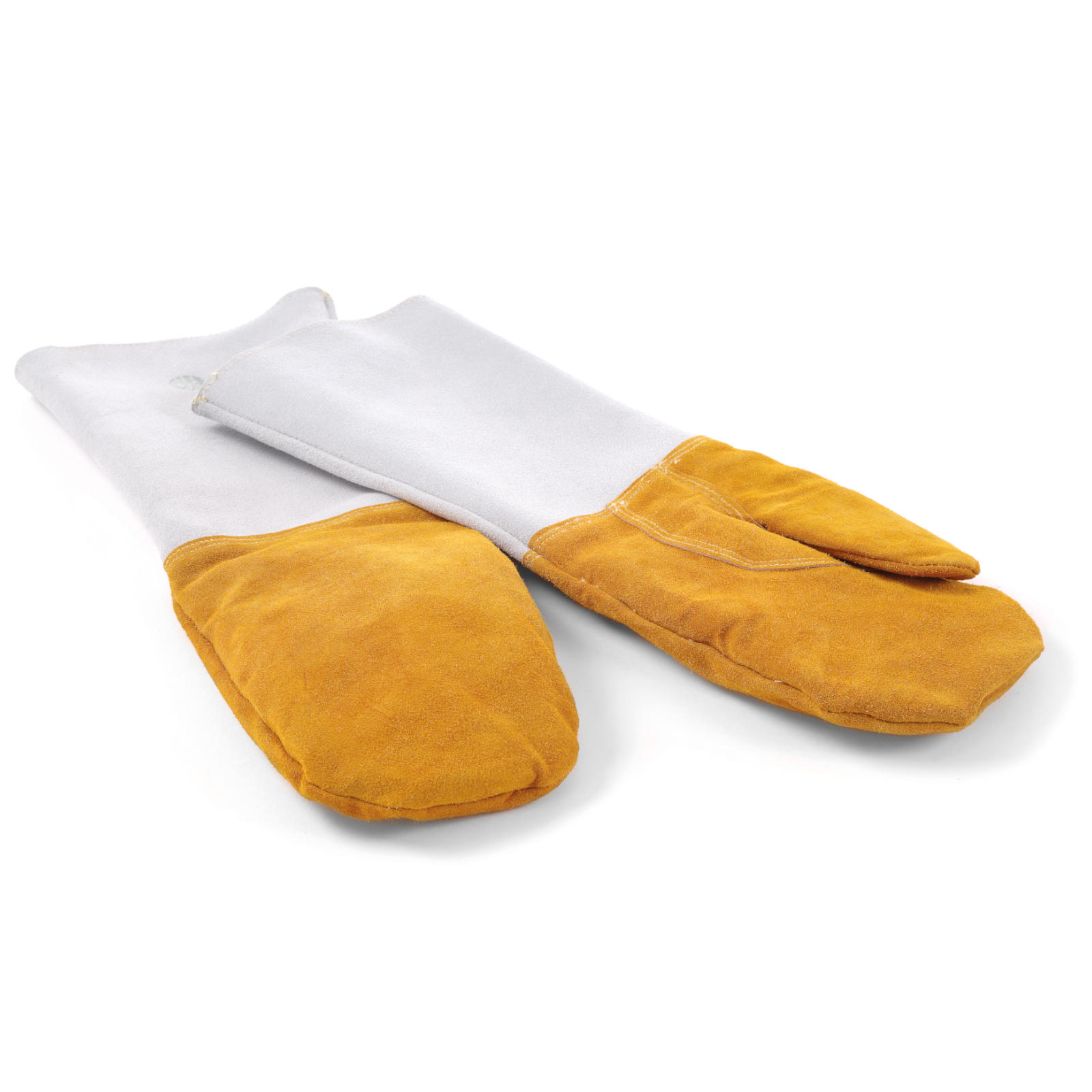 Gants De Cuisine En Cuir De Protection Thermique 2 Pièces.