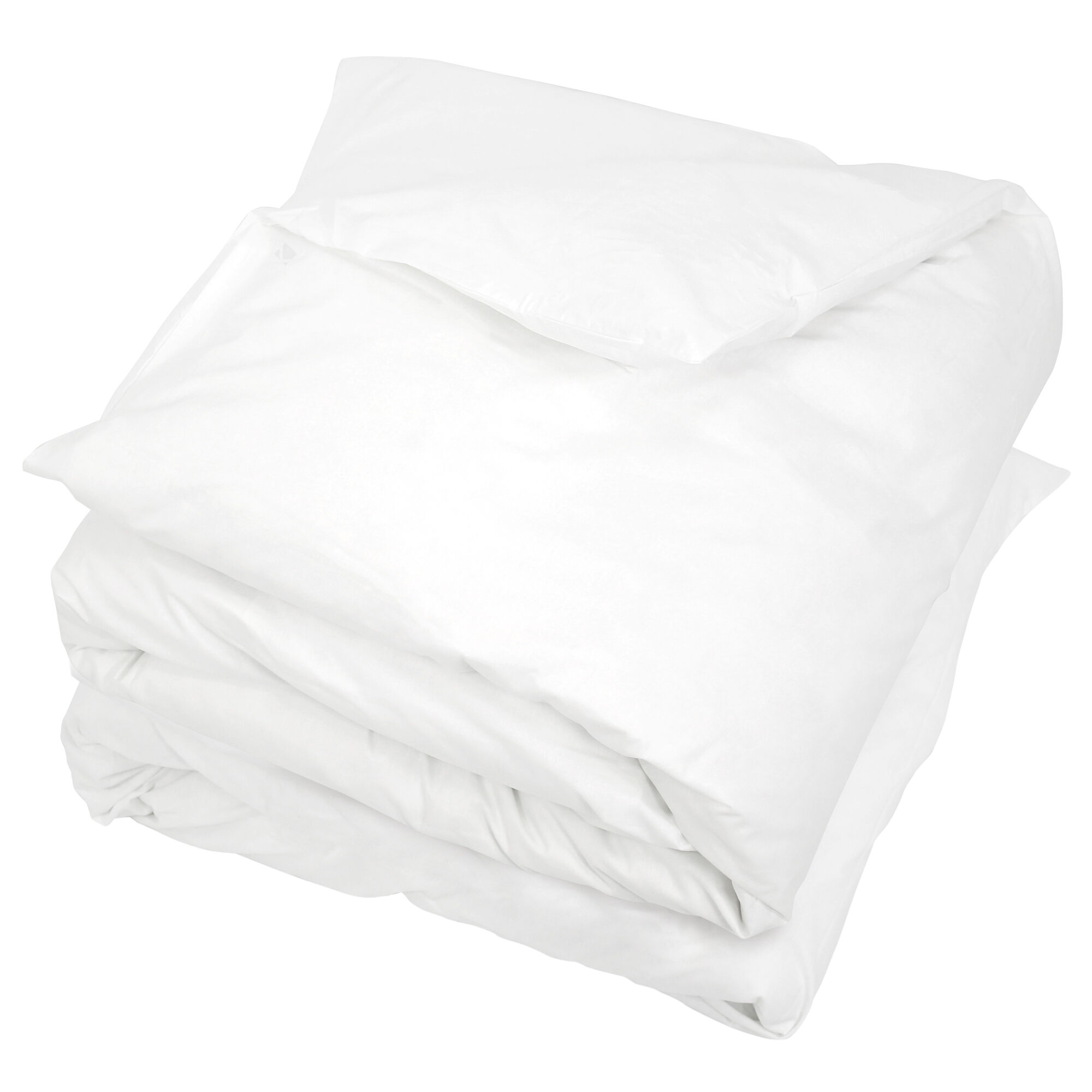 Housse De Couette Uni 300x300 Cm Coton Alto Blanc