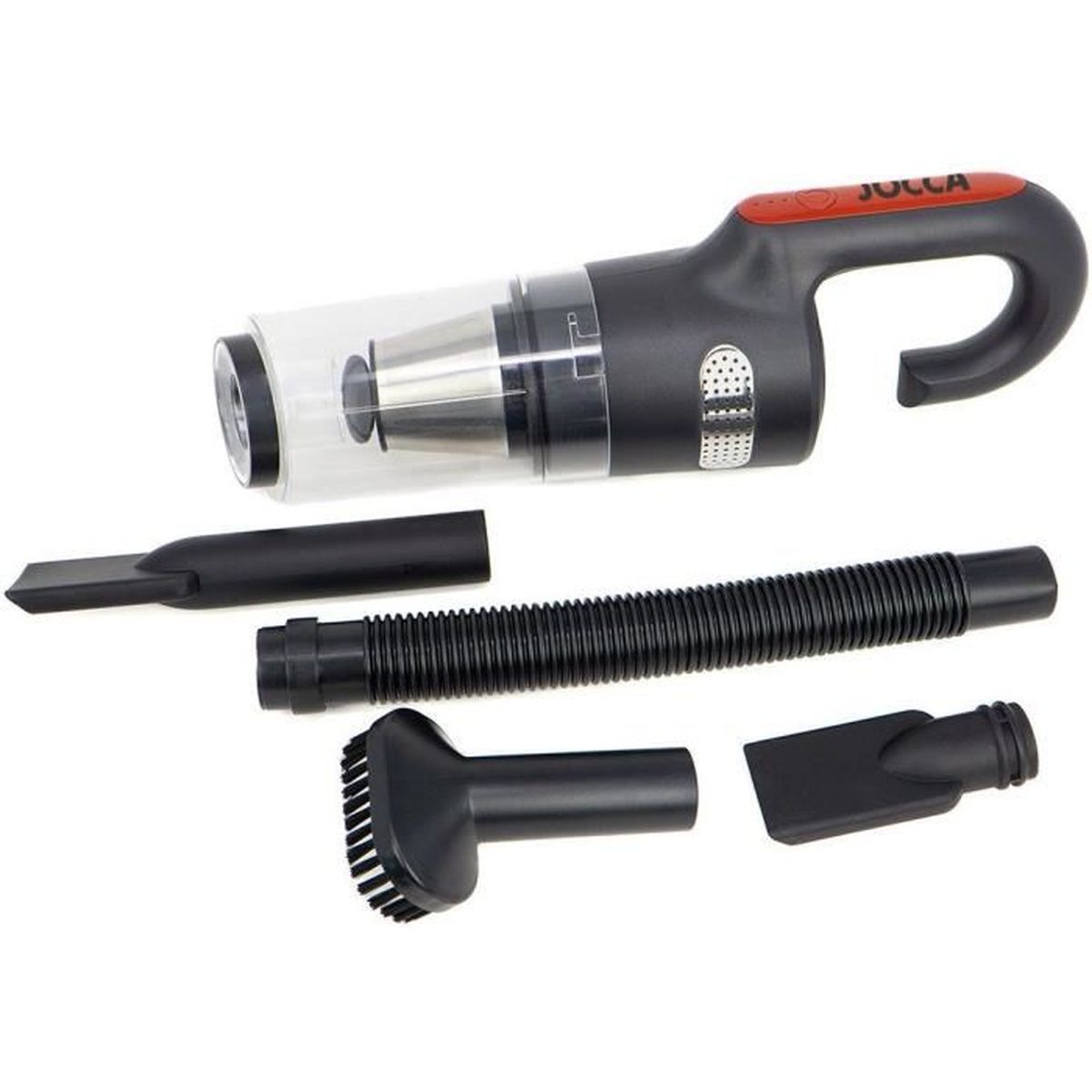 Aspirateur Voiture Sans Fil Jocca 7500 Pa 2 Vitesses 0,5 L Noir Rouge 18 Min Batterie