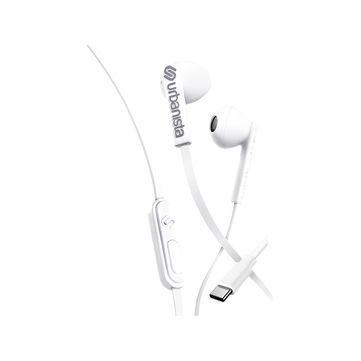 Urbanista San Francisco Auricolare Cablato In-ear Musica E Chiamate Usb Tipo-c Bianco
