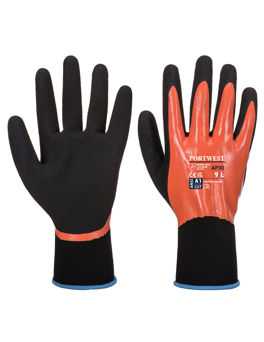 Gant Dermi Pro Couleur: Orange/noir Taille S - Portwest