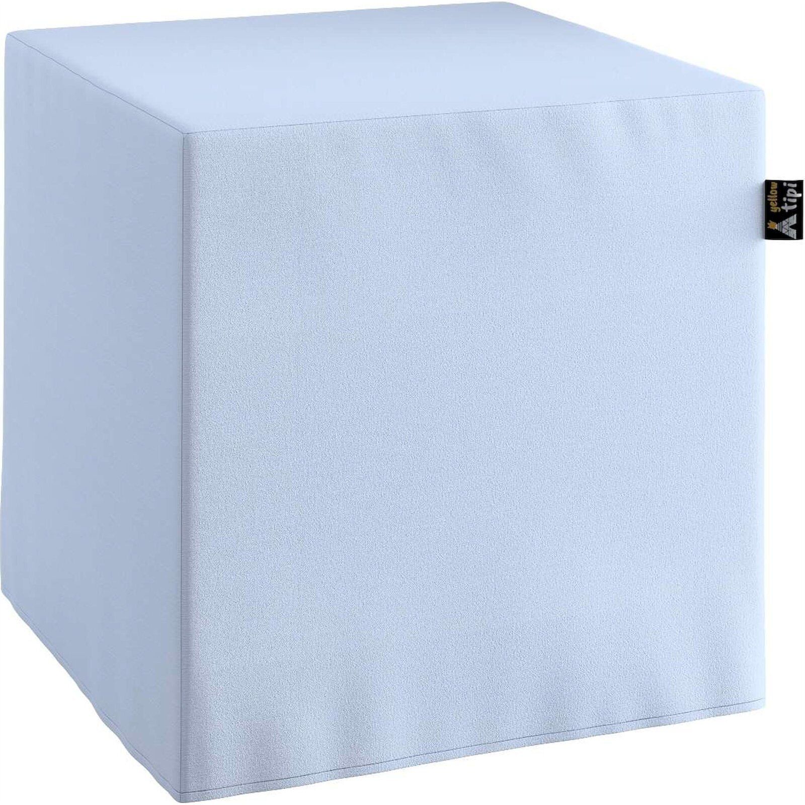 Pouf Cube Happiness - Bleu Bébé