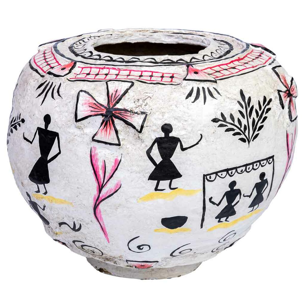 Vase Alexandra House Living Bois De Manguier 27 X 27 X 27 Cm