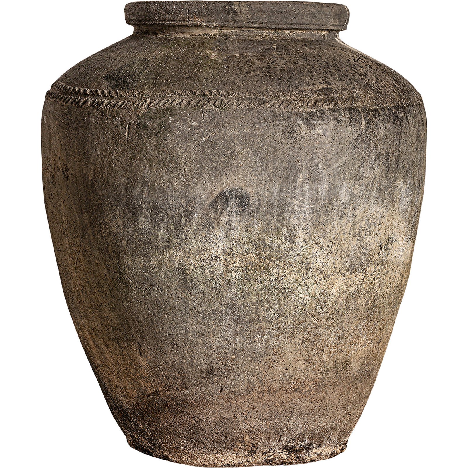 Amphore Colmberg Style Ethnique En Terracota - Ton Terre Cuite Naturel Vieilli