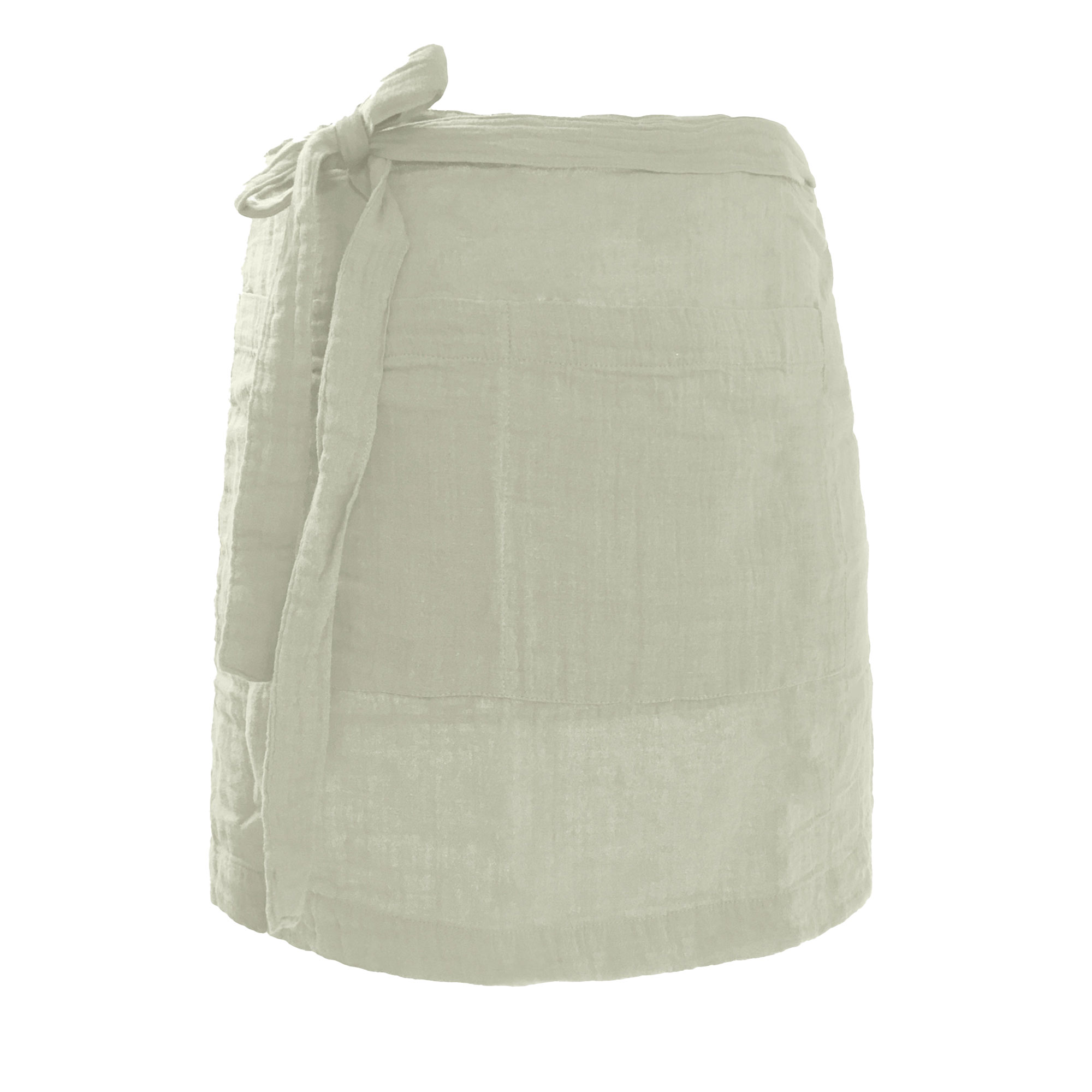 Tablier 45x80 Cm Gaze De Coton Vert D'eau