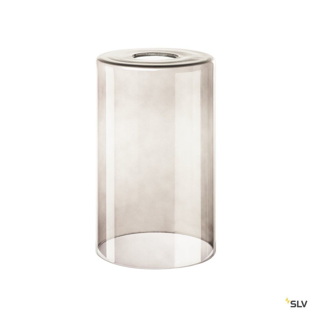 Abat-jour Slv Fenda, Intérieur, Rond, Ø 12,5 Cm, Brun, Verre Fumé, 40w Max, En Verre