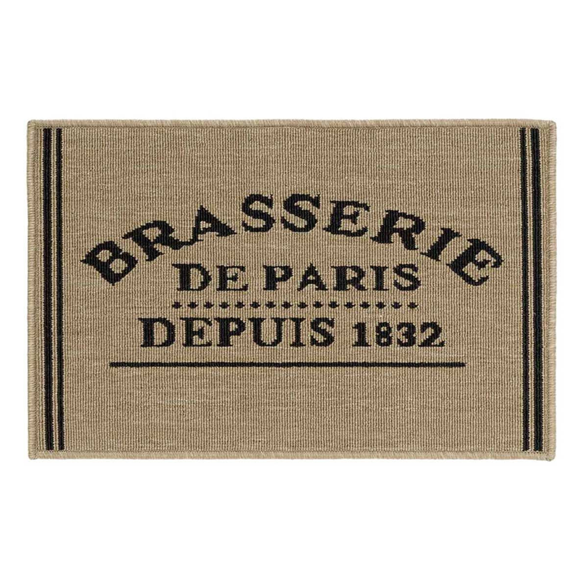Tapis De Cuisine "troquet" 50x80cm Marron