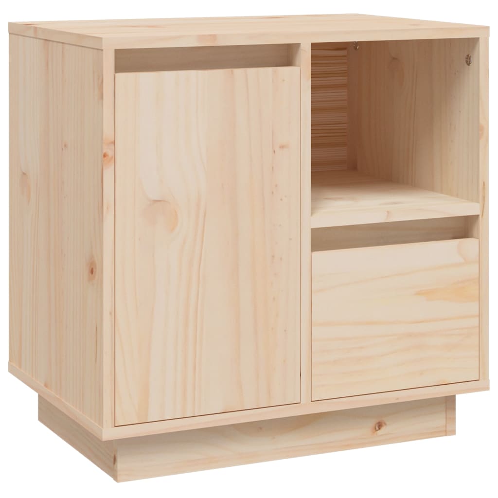 Table De Chevet Avec Tiroir Et Compartiments 50 X 34 X 50 Cm Bois Dec033060