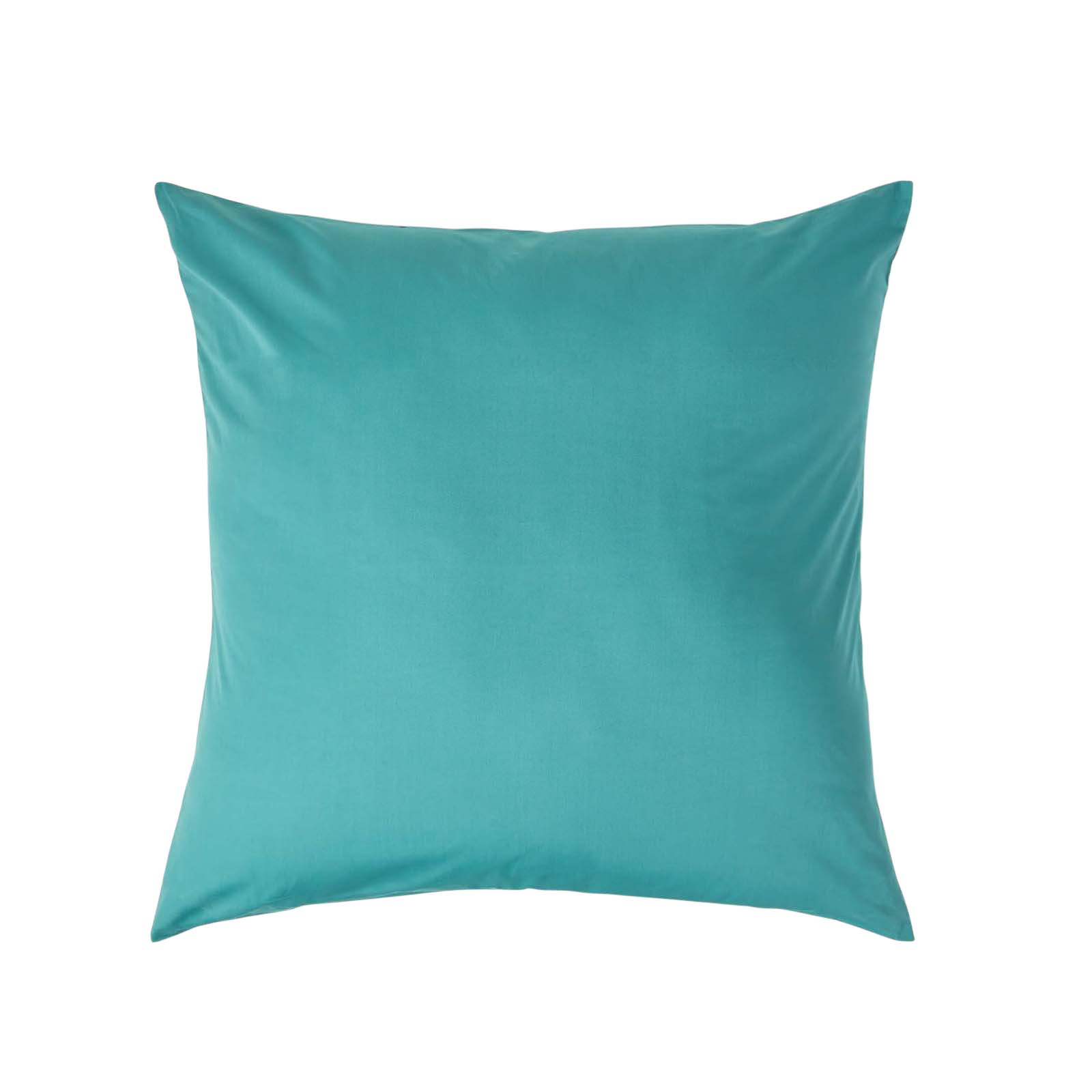 Taie D'oreiller 80x80cm Turquoise Coton Égyptien 200tc Homescapes