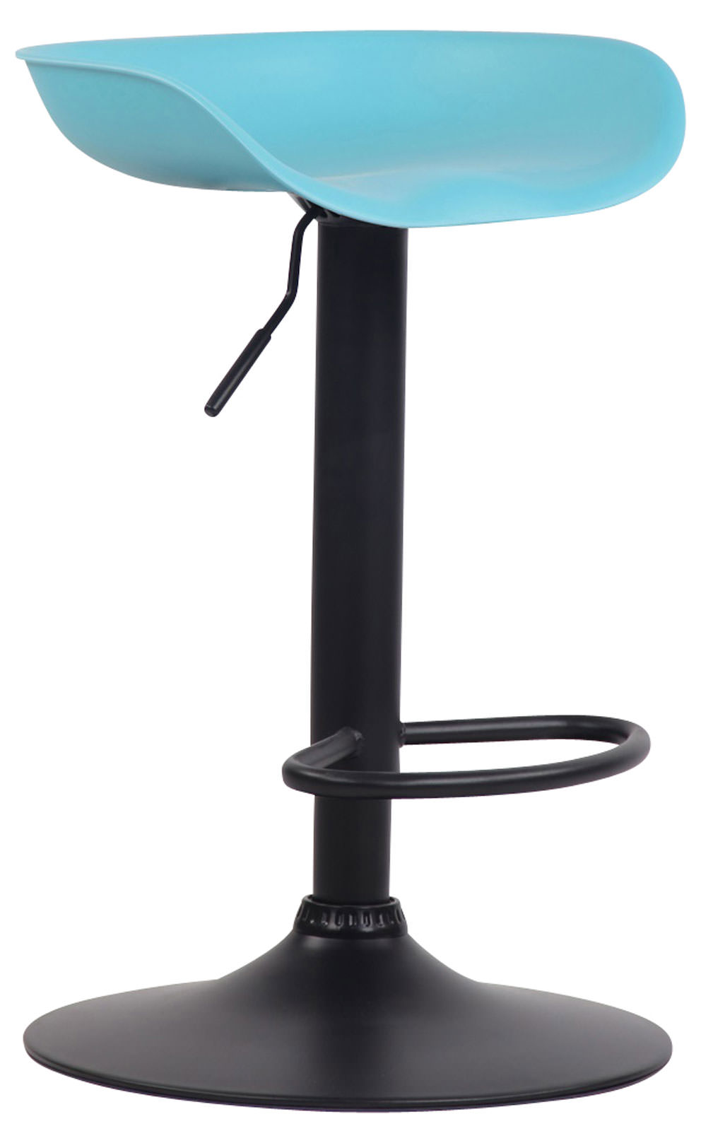 Tabouret De Bar Anaheim Plastique Noir Bleu