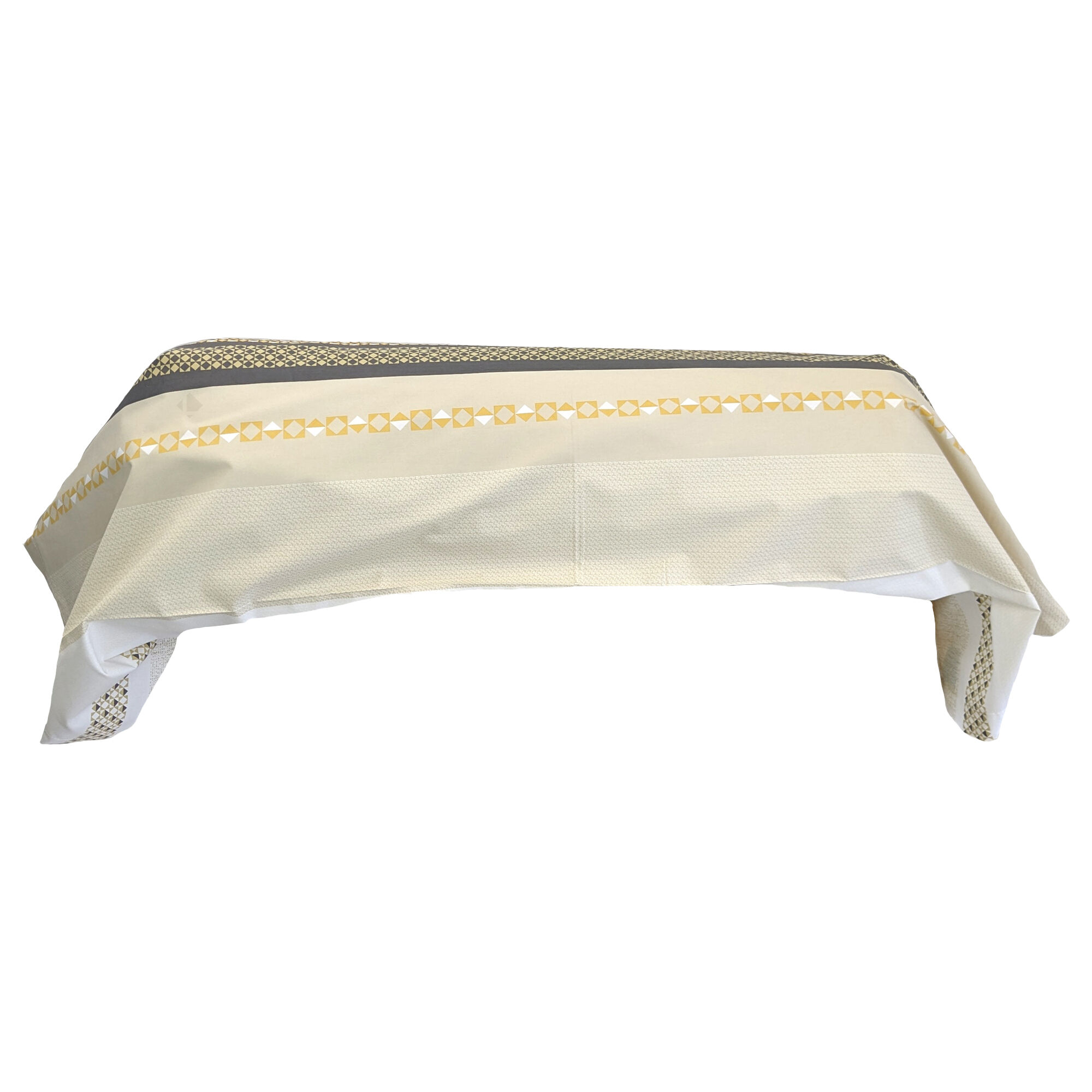 Taie De Traversin 200x43 Cm Percale Coton Marlow Miel