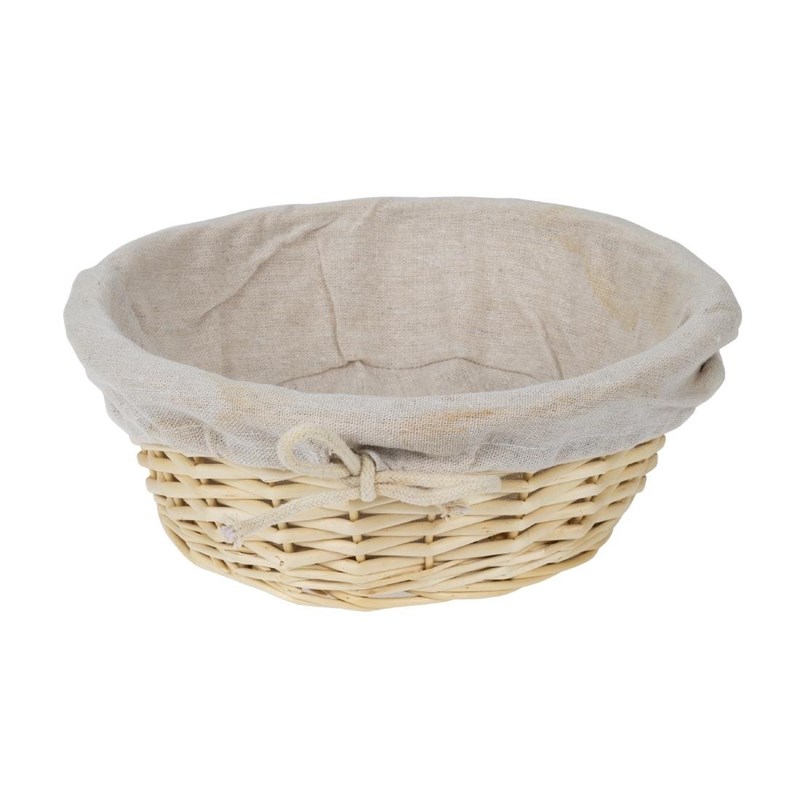 Panier En Osier Rond 230 Mm - Olympia