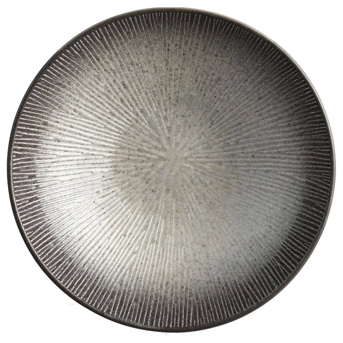 Lot De 6 Assiettes Creuse Atelier Gris 19cm - Sg Secret De Gourmet