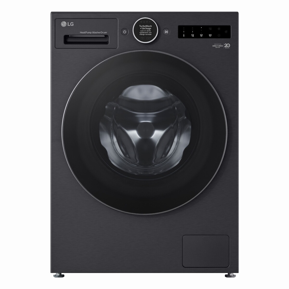 Lave-linge Séchant Lg Thinq F164hp2bst 11 Kg 6 Kg 1400 Tr/min Noir