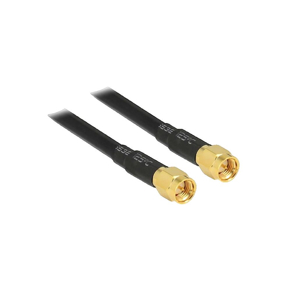 Câble D'antenne Delock Sma (m) Vers Sma (m) 5,0m Noir