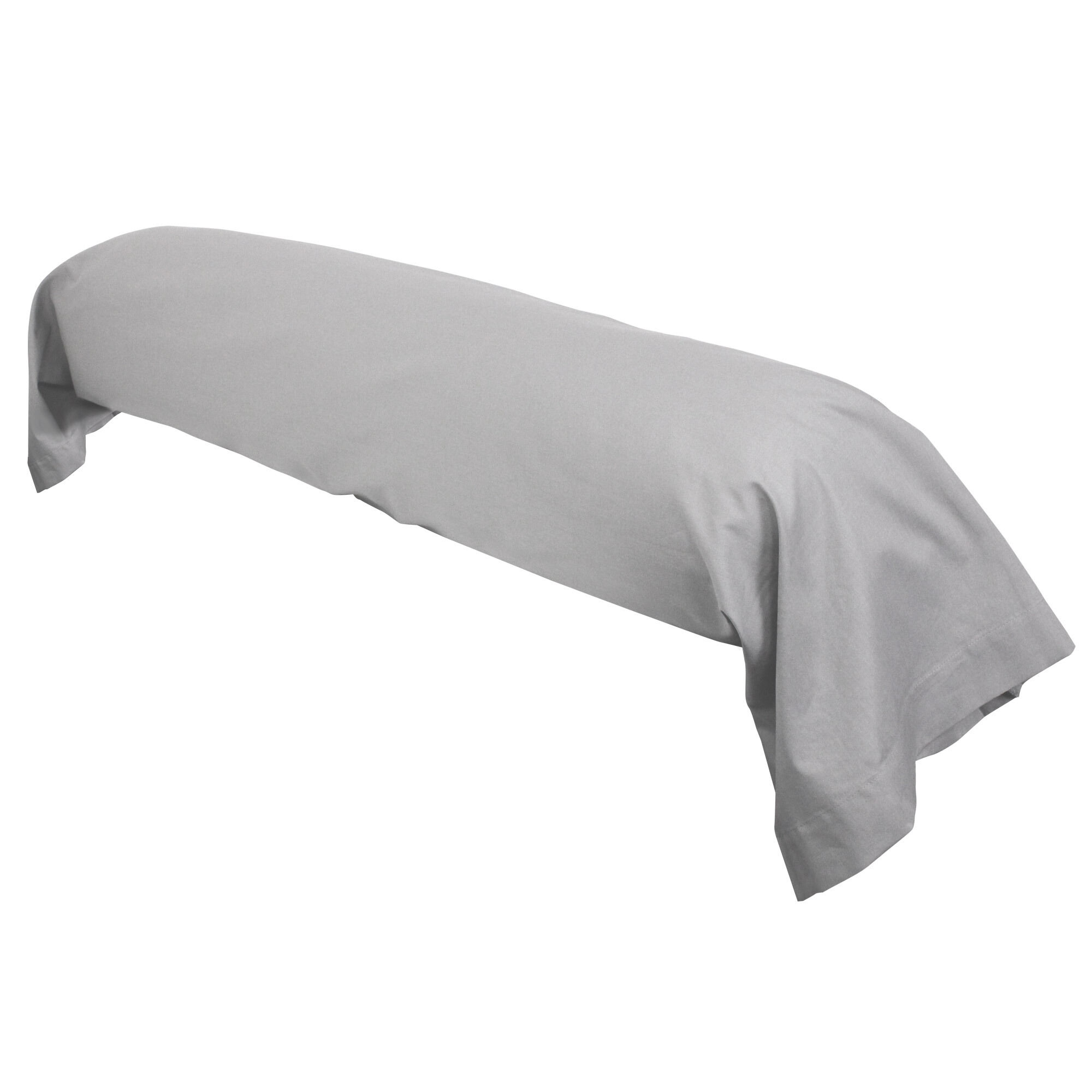 Taie De Traversin Uni 140x43 Cm Coton Alto Alu