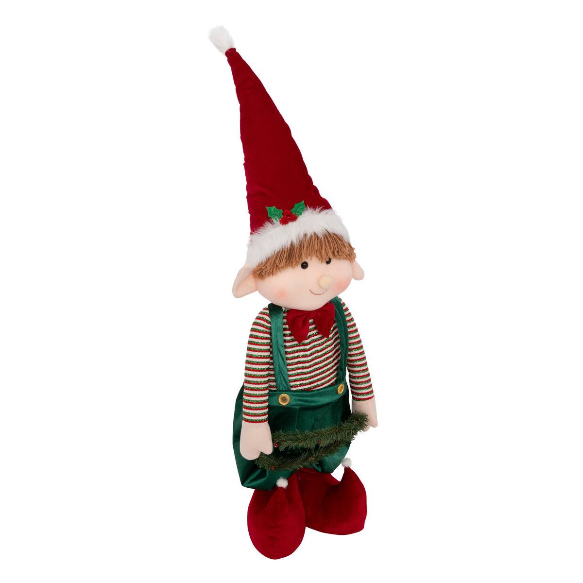 Lutin De Noël Filou Télescopique H. 165 Cm - Feeric Lights & Christmas