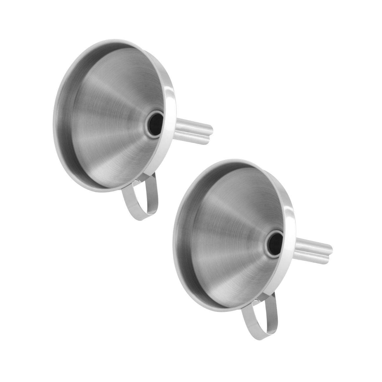Set De 2 Ustensiles De Cuisine Entonnoir Inox Basic