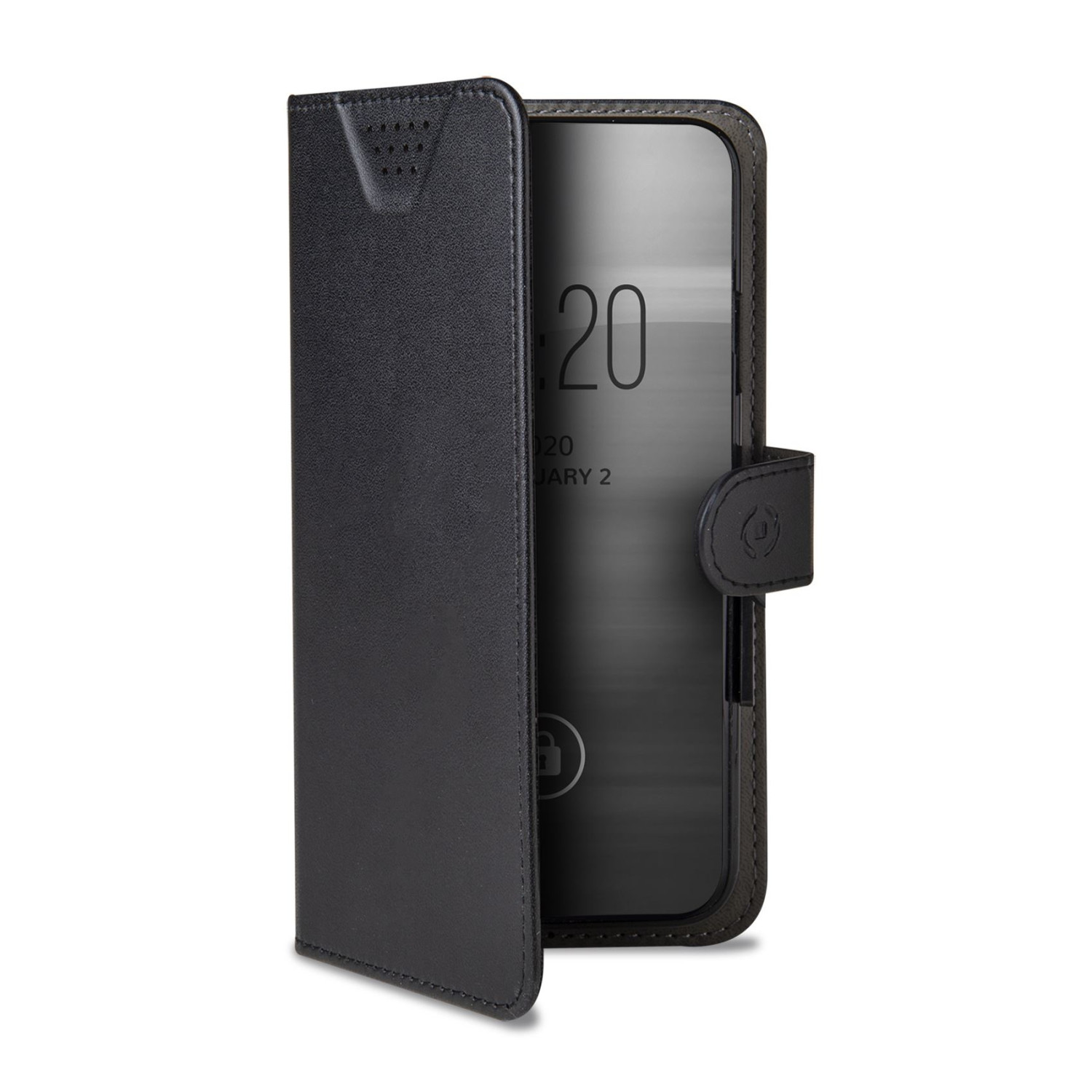 Celly Wally One Xxl Custodia Per Cellulare 14 Cm (5.5") Custodia Flip A Libro Nero