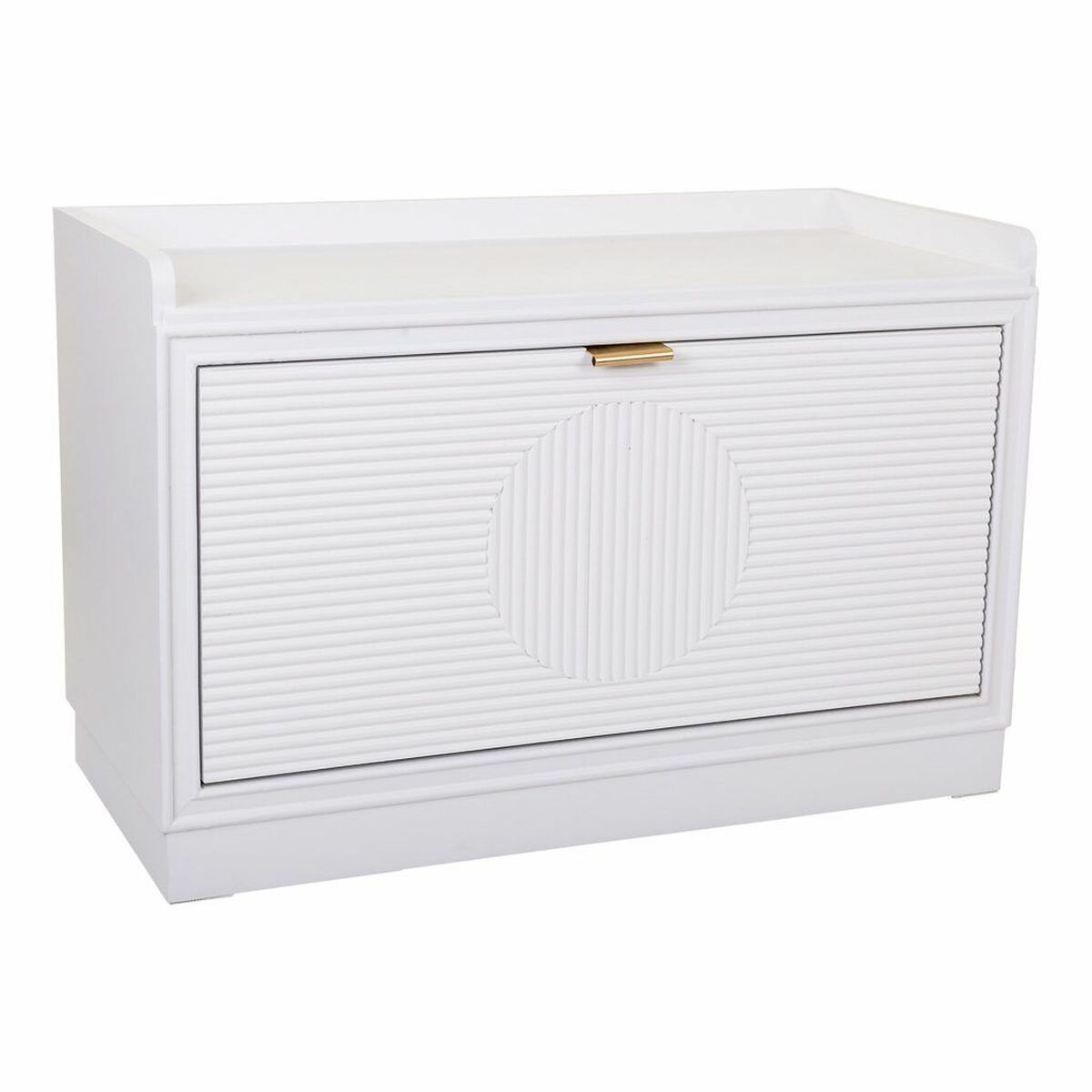 Banquette Alexandra House Living Doré Bois Mdf 38 X 53 X 80 Cm Range-chaussures