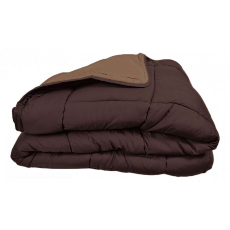 Couette Chaude Bicolore Gamme Microfibre "cocoon Non Feu - Norme Nf En Iso 12952" Toutes Dimensions Toison D'or