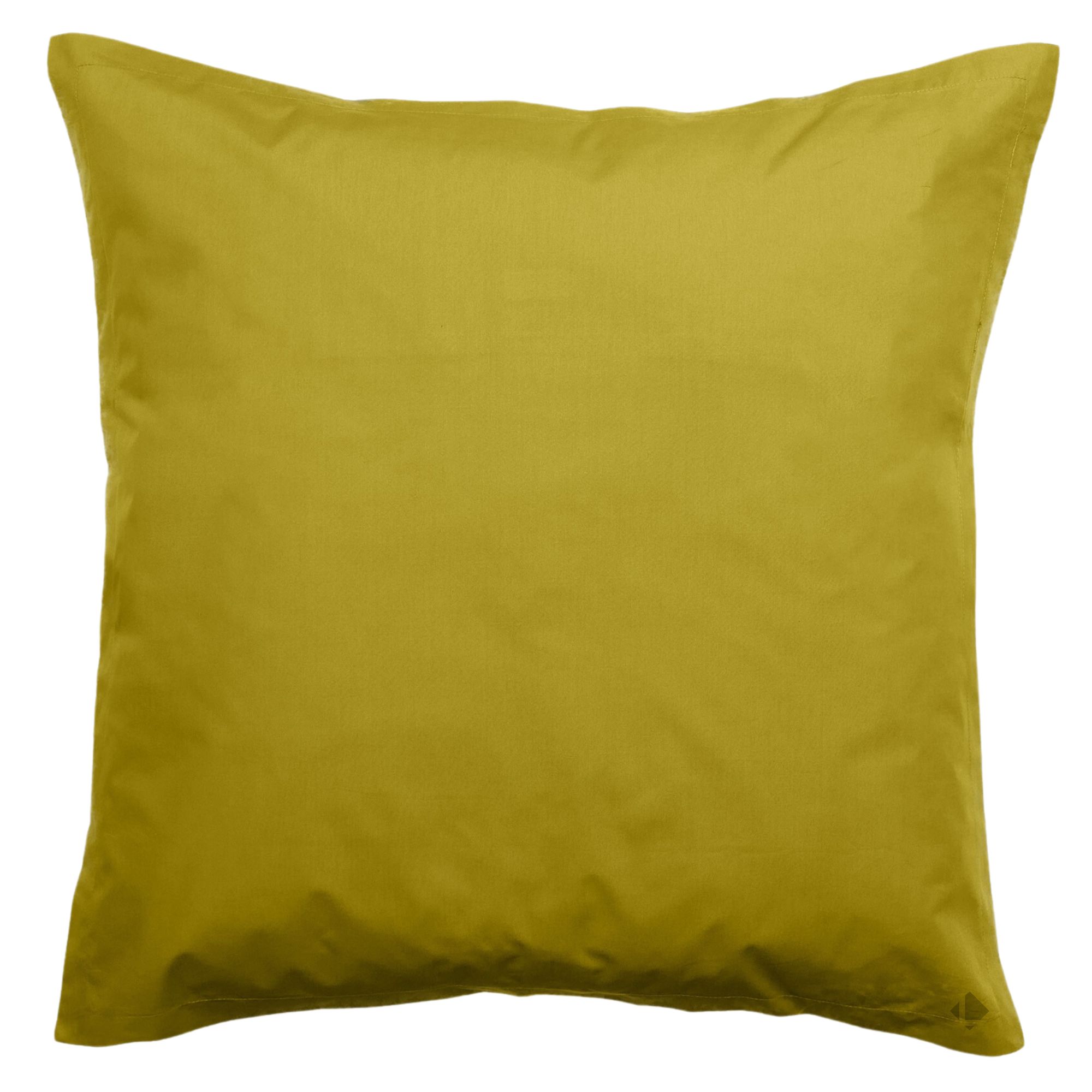 Taie D'oreiller Volants Plats 65x65 Cm Percale Manoir Vert Jasmin