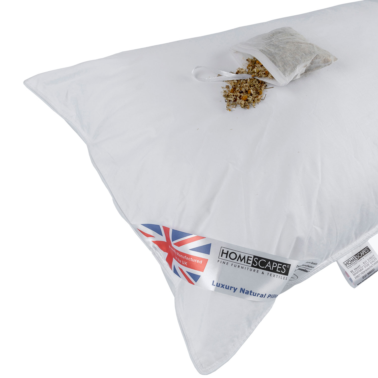 Oreiller 50x75cm - Camomille - Super Microfibre - Homescapes
