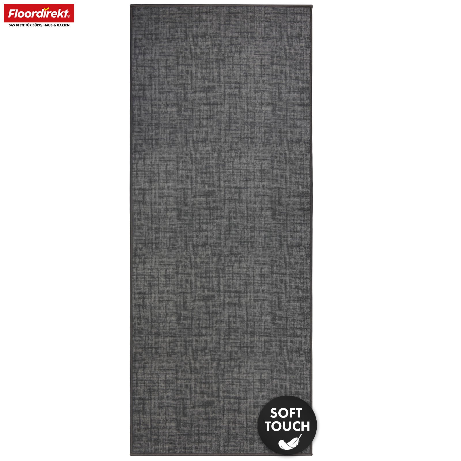 Tapis Couloir Tessaro Style Et Confort À Chaque Espace De Vie, Anthracite, 80 X 100 Cm