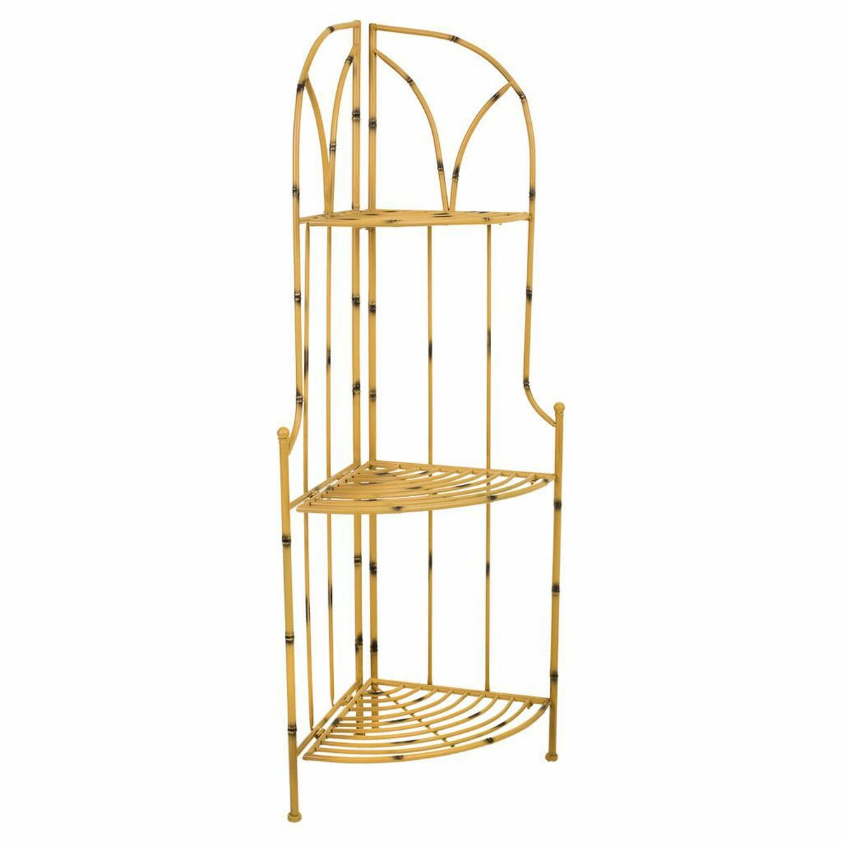 Étagère D'angle Alexandra House Living Jaune Forge 35 X 120 X 48 Cm