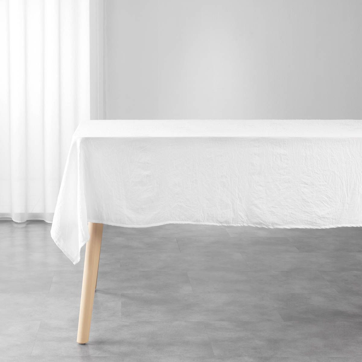 Nappe Microfibre "suzy" 140x240cm Blanc