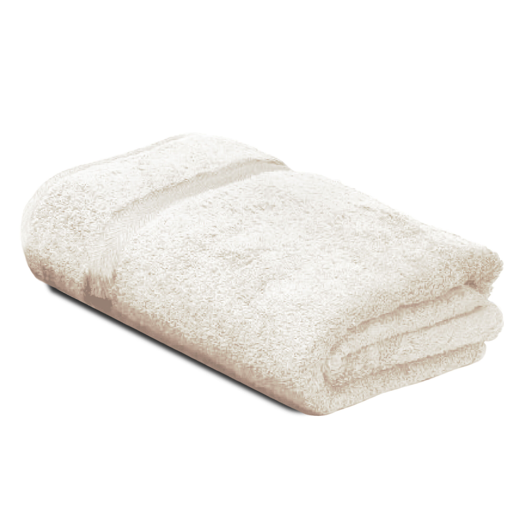 Drap De Douche 70x140 Cm Royal Cresent Blanc Crème 650g/m2