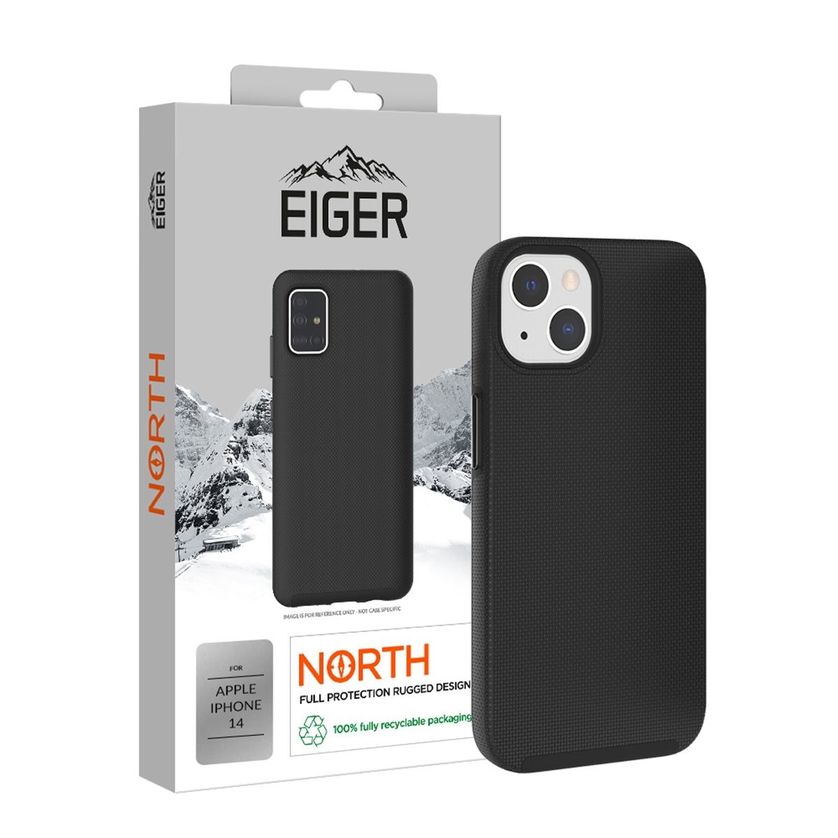 Eiger Egca00397 Coque De Protection Pour Téléphones Portables 15,5 Cm (6.1") Housse Noir
