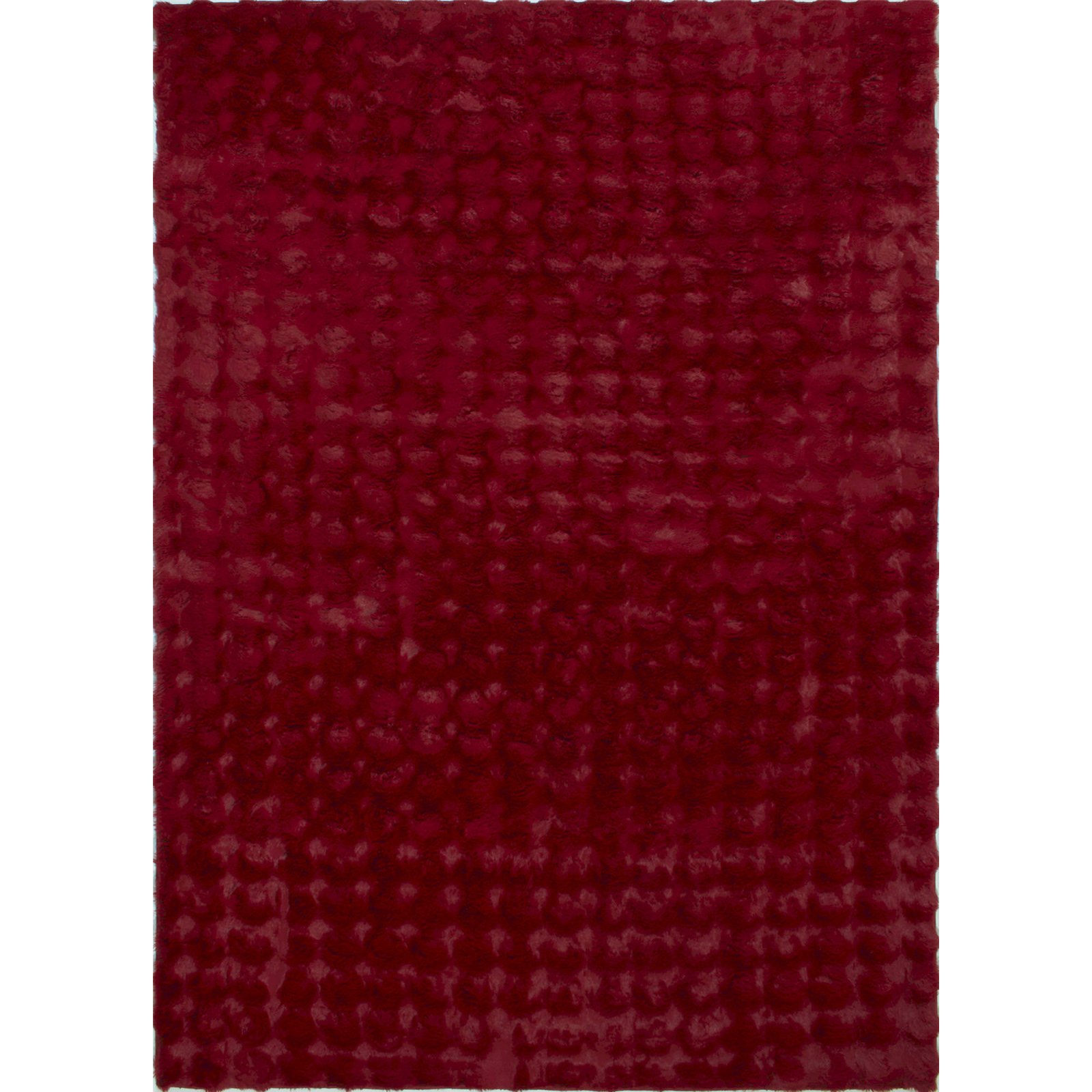 Tapis Rouge Ultra Doux Antidérapant Lavable - 80 X 150 Cm