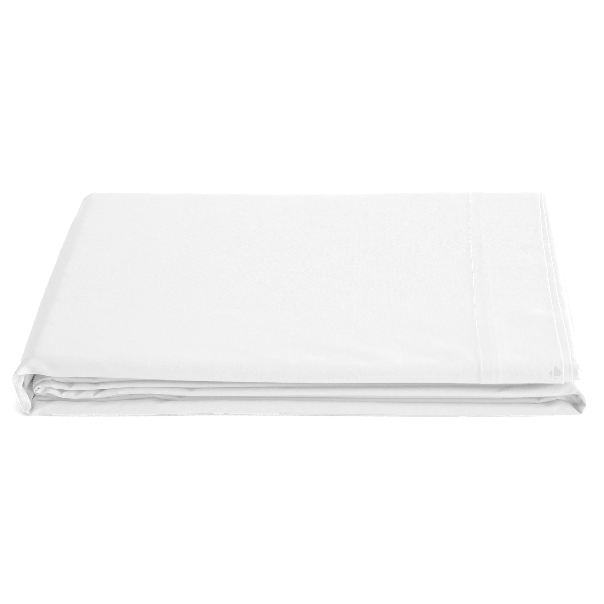 Drap Plat 270x300 Cm Percale De Coton Manoir Blanc Neige