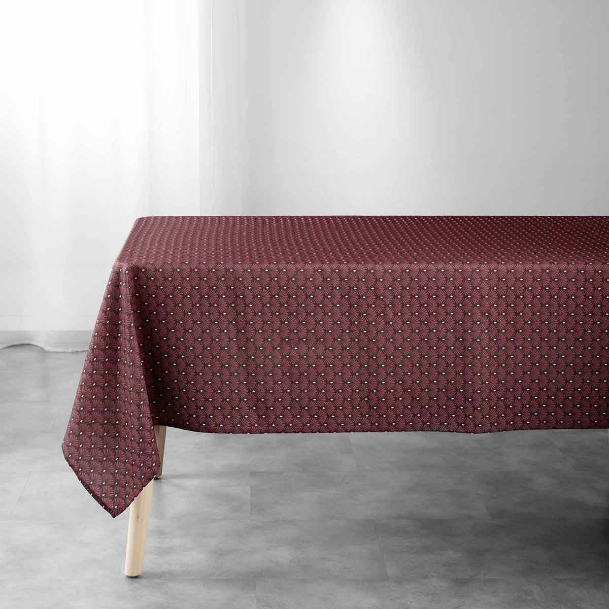 Nappe Imprimée "art Chic" 150x240cm Terracotta