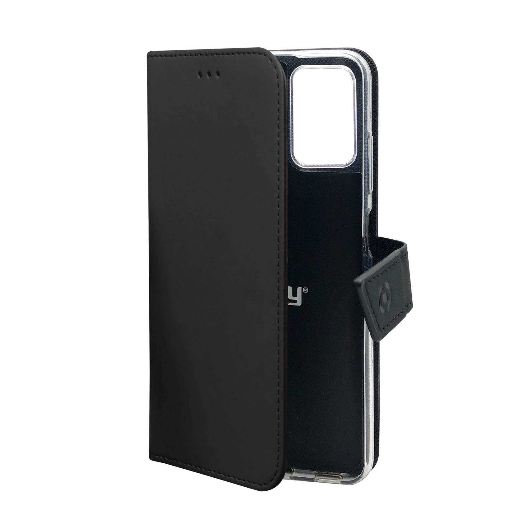 Celly Wally Coque De Protection Pour Téléphones Portables 16,5 Cm (6.5") Étui Avec Portefeuille Noir