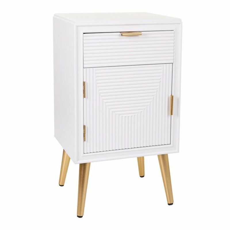 Table De Nuit Alexandra House Living Doré 36 X 70 X 39 Cm