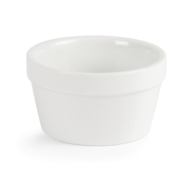 Ramequins Blancs 95mm - Lot De 6 - Olympia