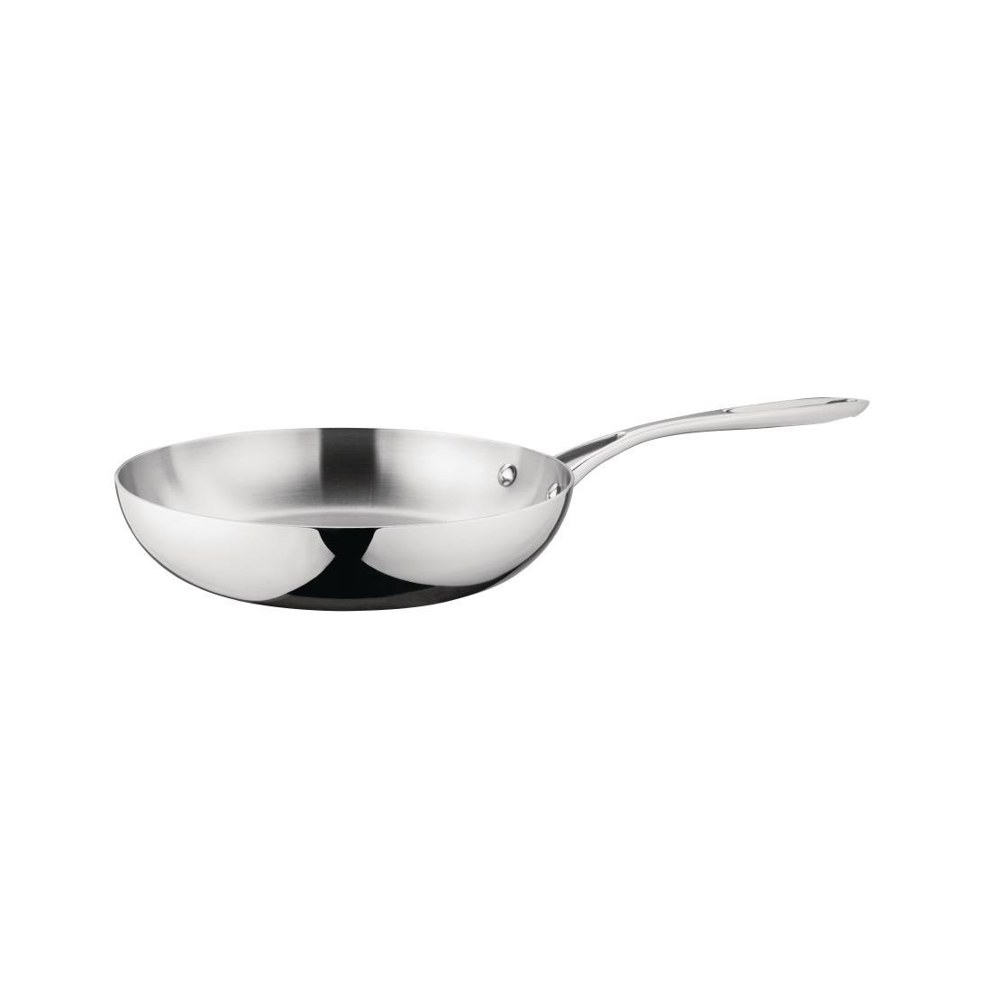 Poêle Professionnelle Induction 24 Cm Triple Épaisseur Vogue Tri Wall