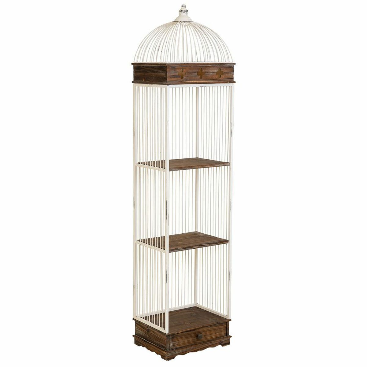 Étagère Alexandra House Living Blanc Métal Bois Mdf 31 X 172 X 41 Cm
