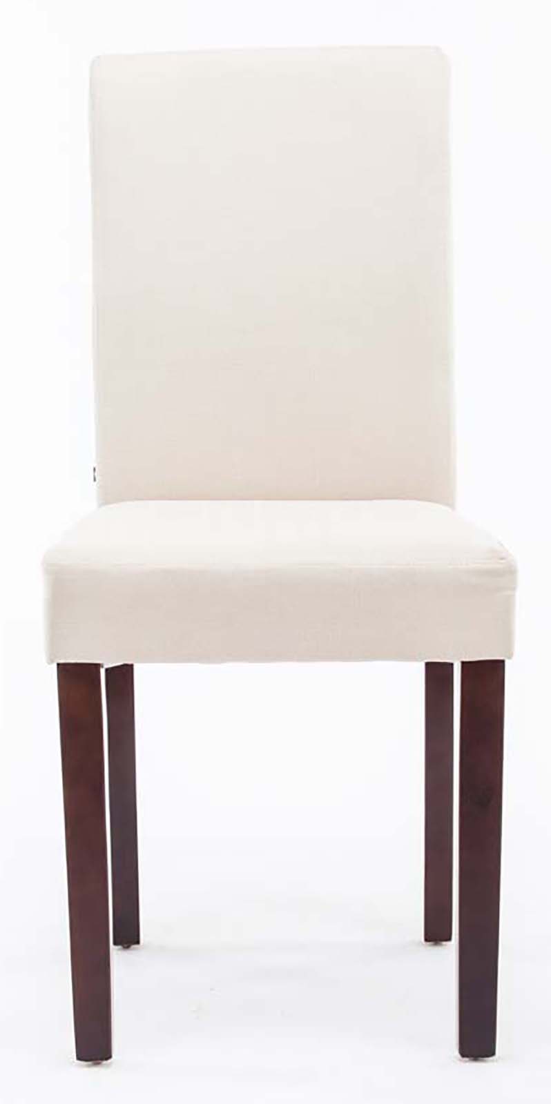 Lot De 2 Chaises De Salle À Manger Ina Tissu Cappuccino Crème