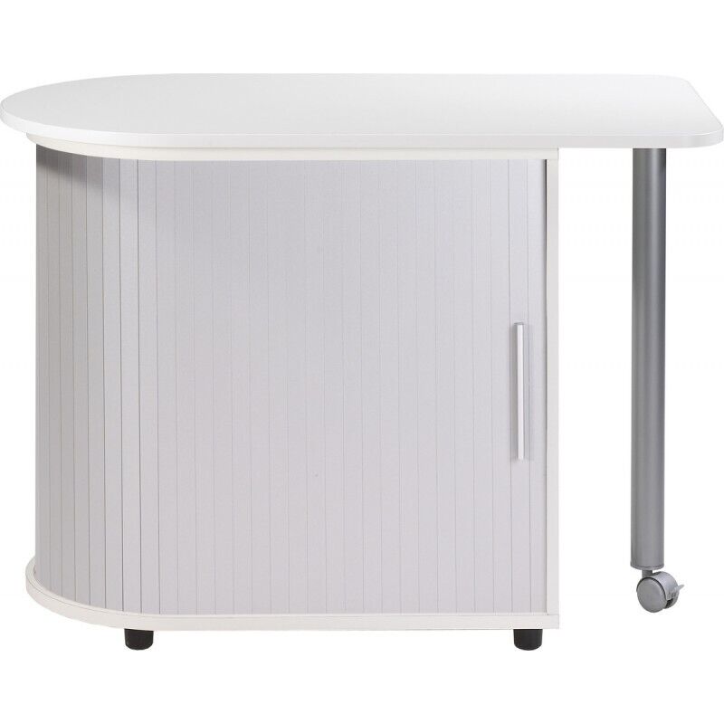 Bureau Informatique Beaux Meubles Pas Chers Table Pivotante 360° Blanc